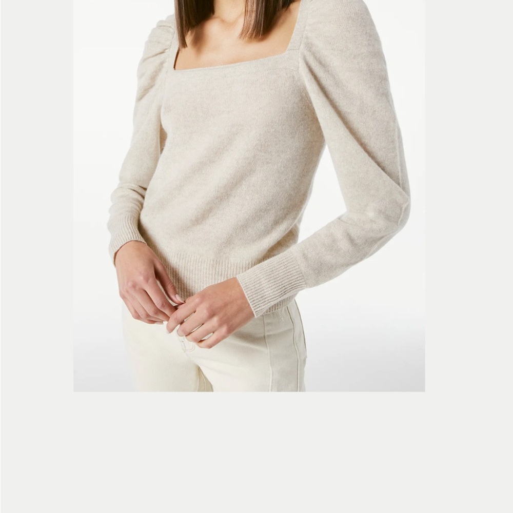 Frame Beige Cashmere Sweater